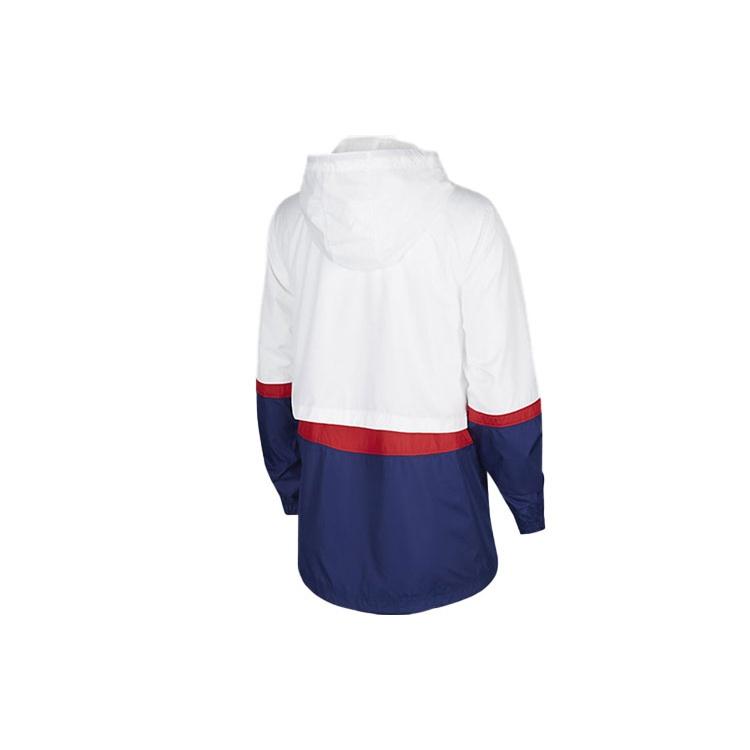 (WMNS) Nike Color Matching Hooded Sports Jacket White Women's CZ1918-106