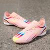 High Quality AG Spike Football Shoes for Kids Men Students Low Top Sports Training Boots Rubber Mesh Insole Customizable