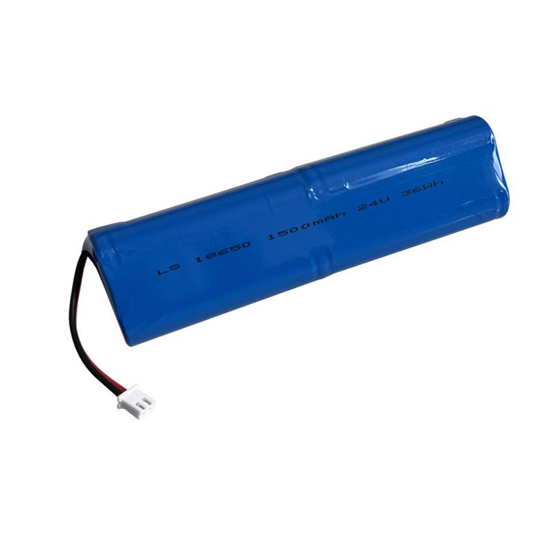 24V 18650 Lithium Battery Pack, 1500mAh Rechargeable Ternary Lithium Battery