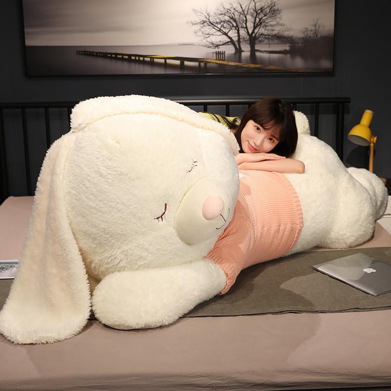 Lying Rabbit Plush Toy Cartoon Animal Stuffed Doll Decoration Kids Gift Cute