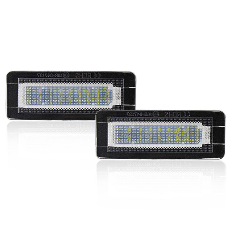 

2Pcs Error Free LED License Plate Light For Mercedes-Benz Smart fortwo Cabriolet W453 2015-up Smart fortwo Coupe W450 2004-2007