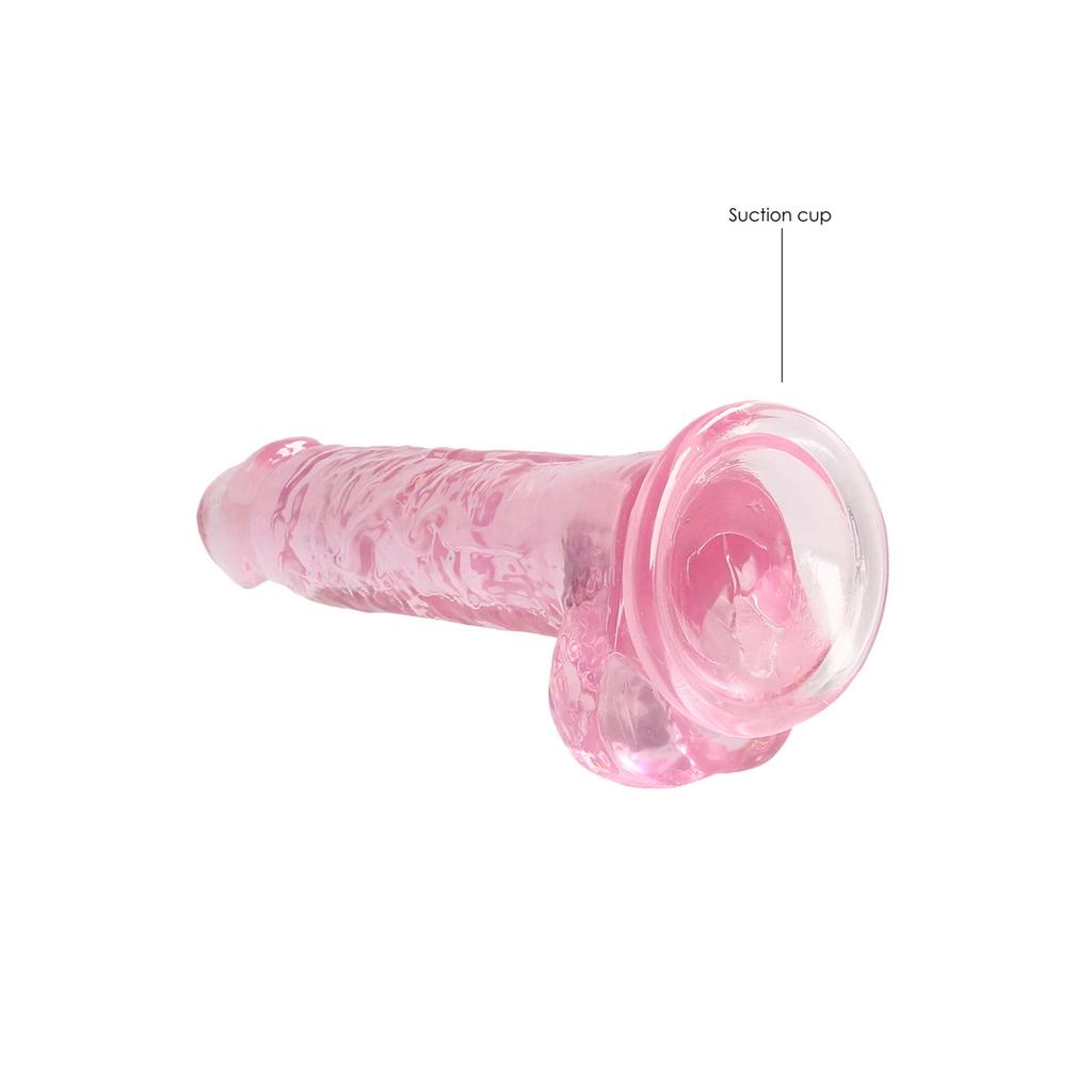 RealRock - Realistic dildo with balls 18 cm