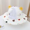 Bear Dots Baby Bucket Hats For Children Summer New Sunhat Kids Fishing Hat Sunshade Visor Boys Girls Outdoor Cartoon Beach Cap