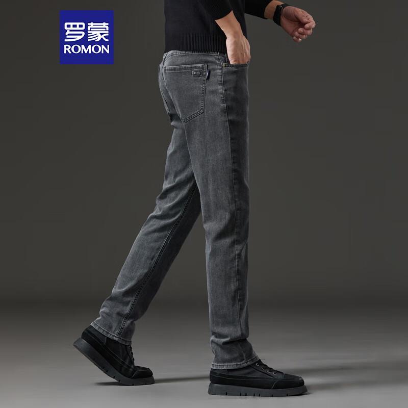 

ROMON Мужские джинсы прямого кроя LM206 в стиле business casual 32