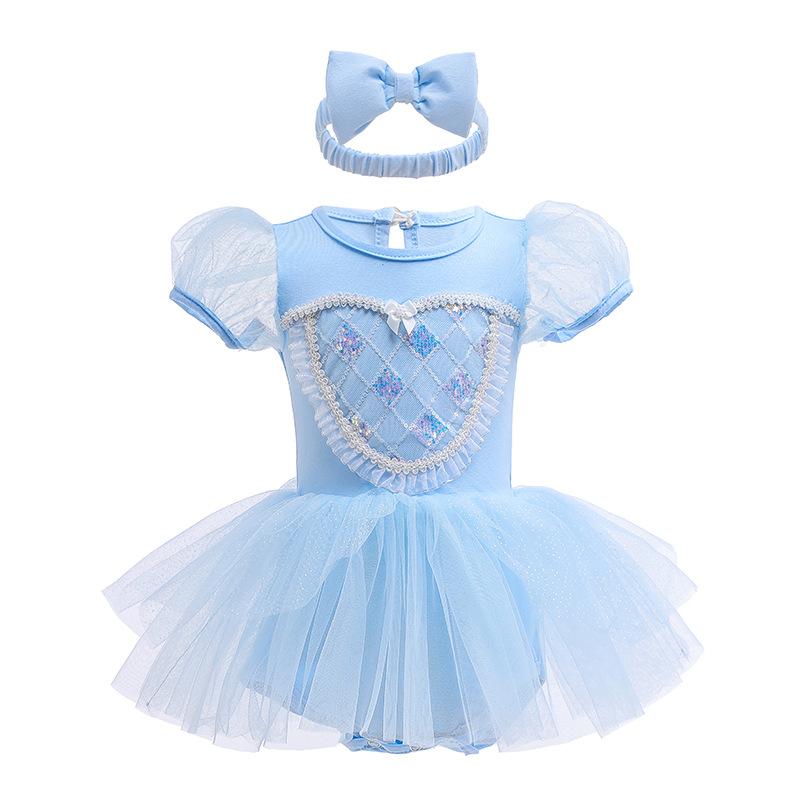 Vestito Halloween Bambina Neonato Bambino Principessa Tulle Tutù Vestiti da Festa Bambine