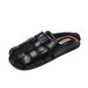 Baotou half slippers woman 2025 new lazy woman wearing flat bottom one pedal beach shoes woman