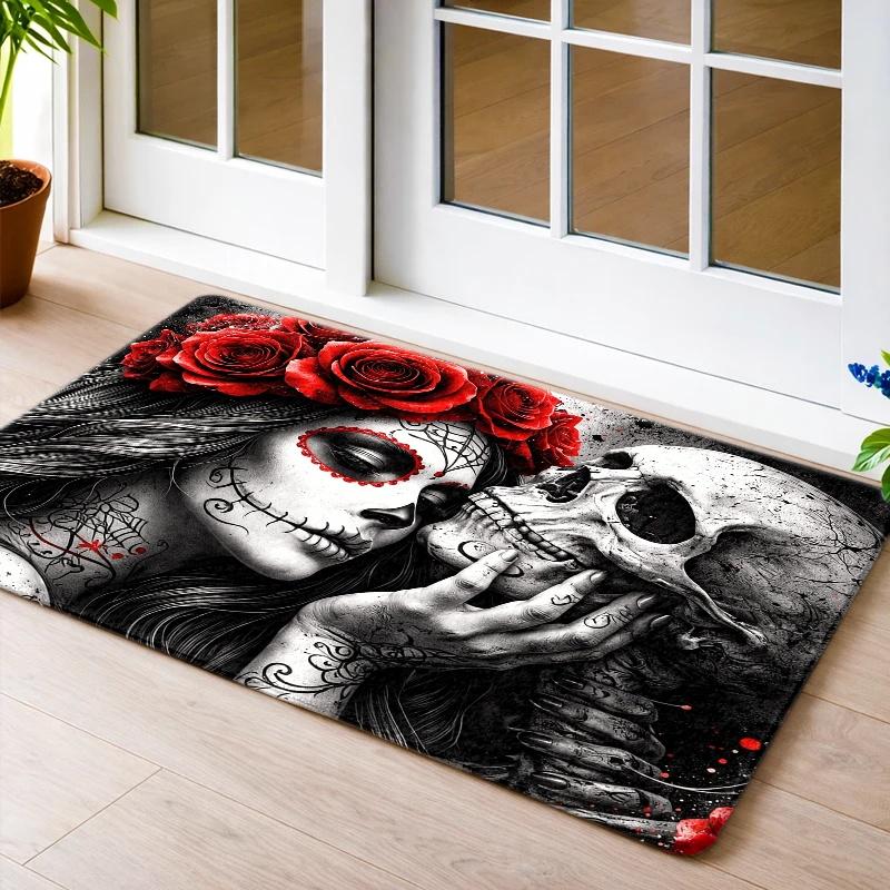 1pc Modern Braided Rug Suitable for Indoor/Outdoor Use, Machine-Washable with Braided Mat, Rectangular Entryway Rug Suitable f