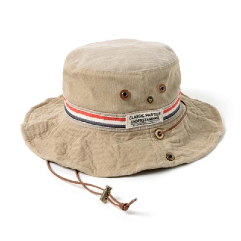 Треккинговая шляпа с трехцветной лентой Navy