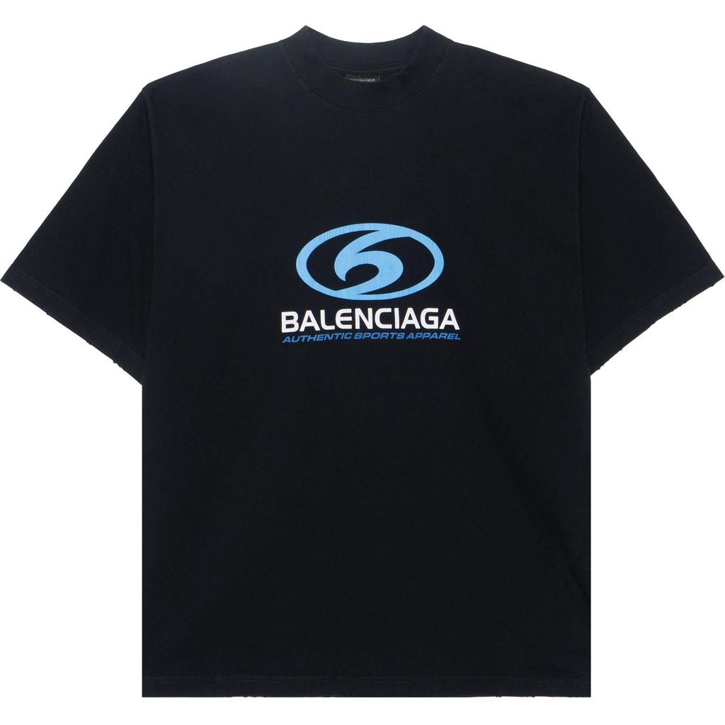 Balenciaga SS24 T Shirt Loose Fit Men's Black 764235TPVU61165