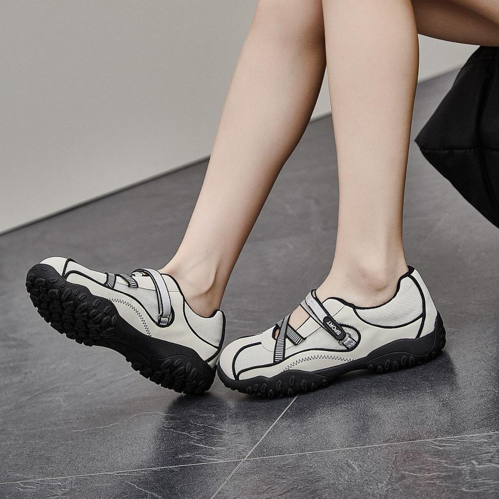 Height-increasing ballet sandals women's 2025 summer new breathable sports Mary Jane shoes platform casual moral training shoes