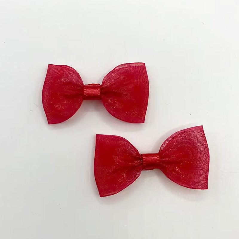 

5 см снежная пряжа бант детская шпилька юбка декоративный бант ручная работа аксессуары для куклы декоративная бабочка big red snow yarn [2.5X5cm]