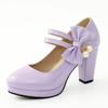 Children Girls High Heel Shoes For Kids Princess Sandals Woman Pumps Fashion Butterfly Knot Female High Heels For Party Wedding