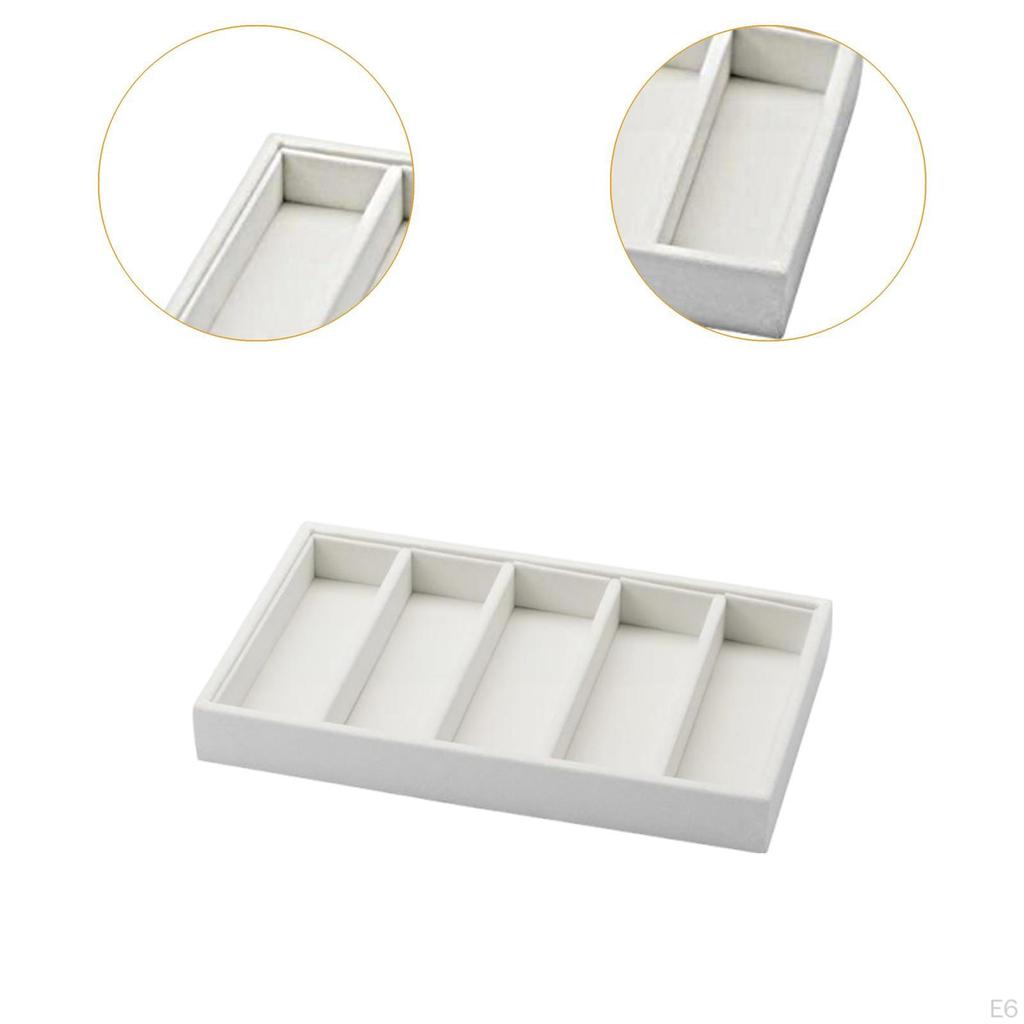 Sunglasses Organizer Tray Stackable Modern Multipurpose Sturdy Glasses Display Case Container for