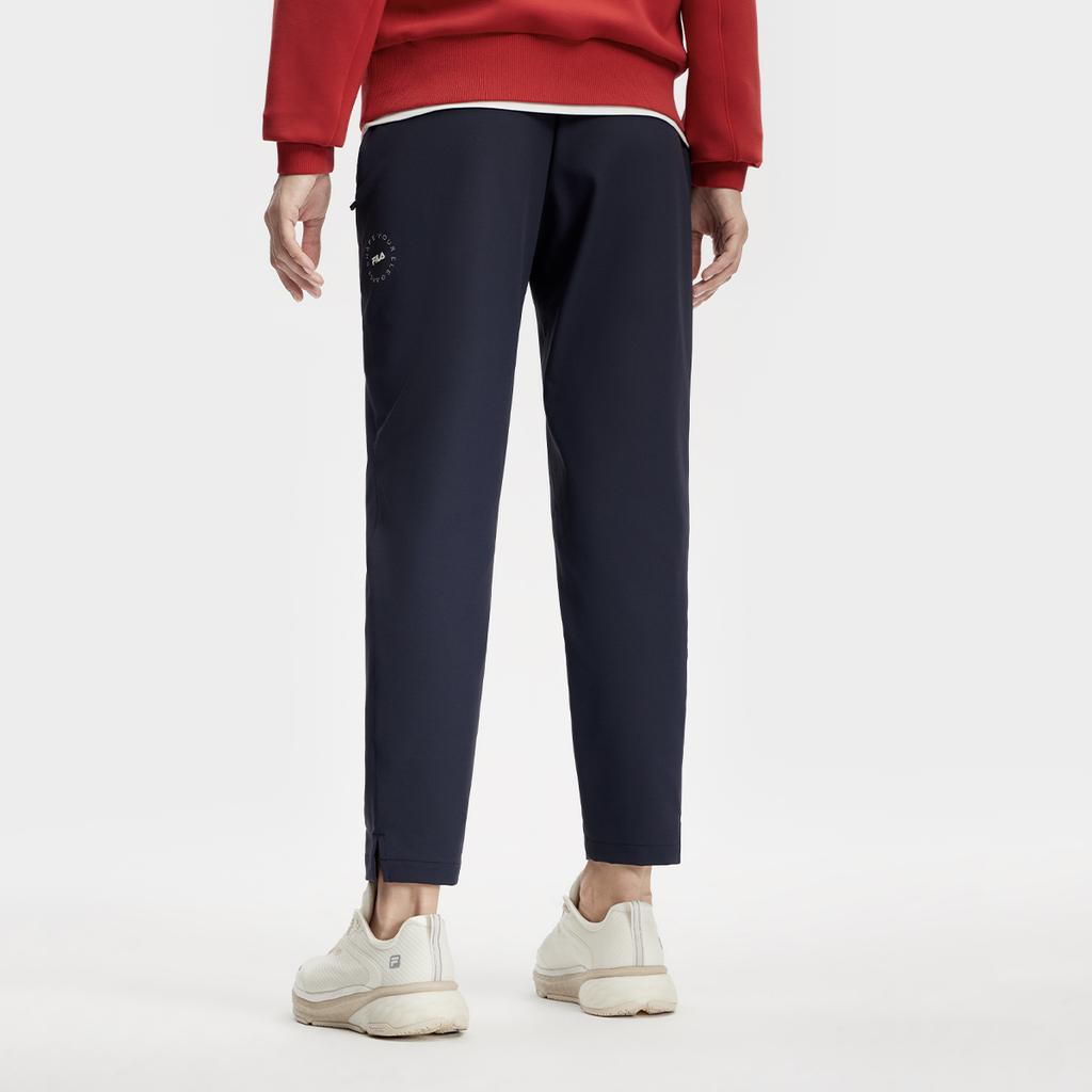 New FILA Knitted Sweatpants Women's Dark Tian Blue A11W411801F-NV