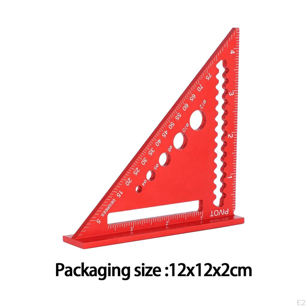 Triangle Ruler Protractor 90 Degree Square Measuring Instrument