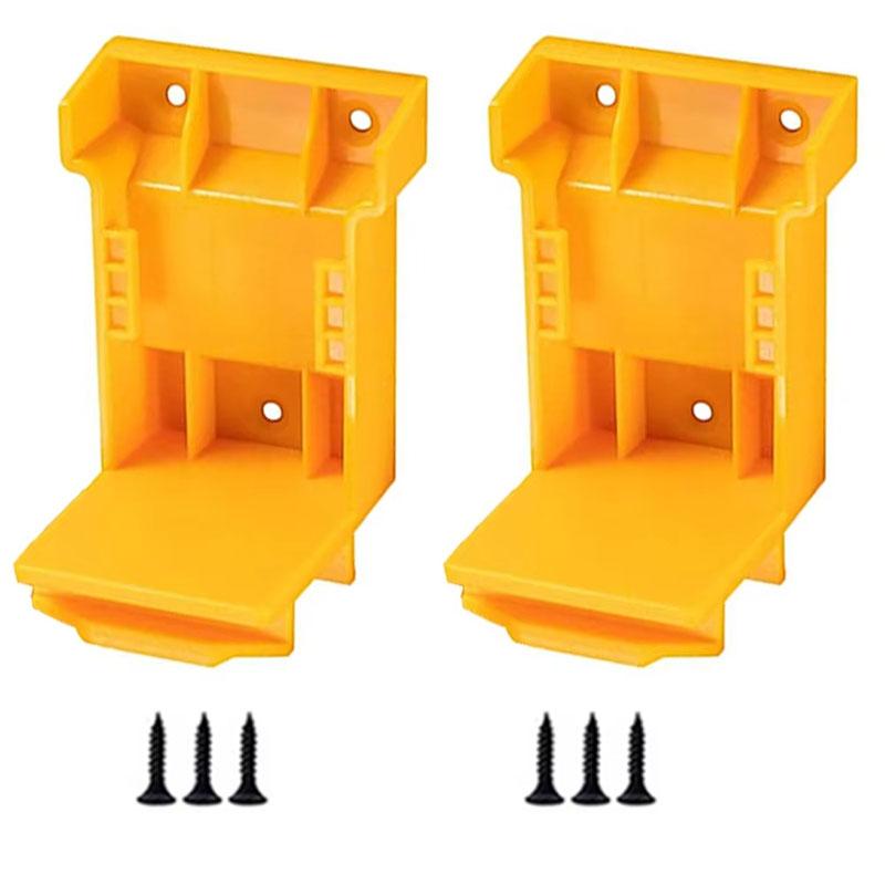1/2PCS For Dewalt/Milwaukee 18V 20V Drill Tool and Battery Storage Bracket With Screws Wall-Mounted Storage Tool Holder