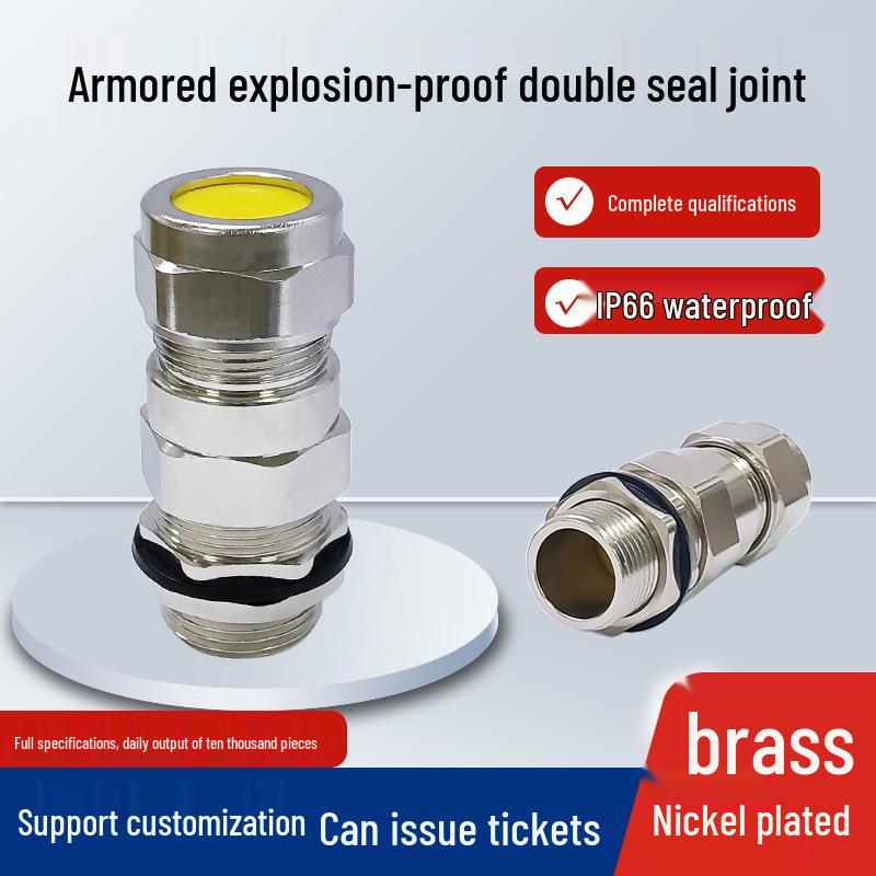 

GB Explosion-Proof Waterproof Armored Cable Connector Gland M20×1.5 (8-15)