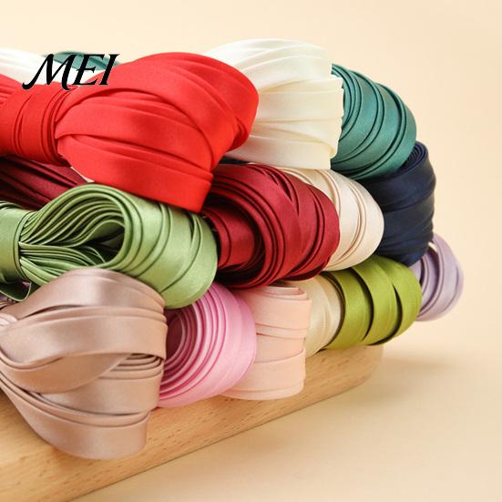 Clothing Alteration Supplies Satin Bias Binding Tape, 10mm Wide, Durable Hemming Strip, Crafting Selvage Tape Sewing And Quilting Edge Finishing
