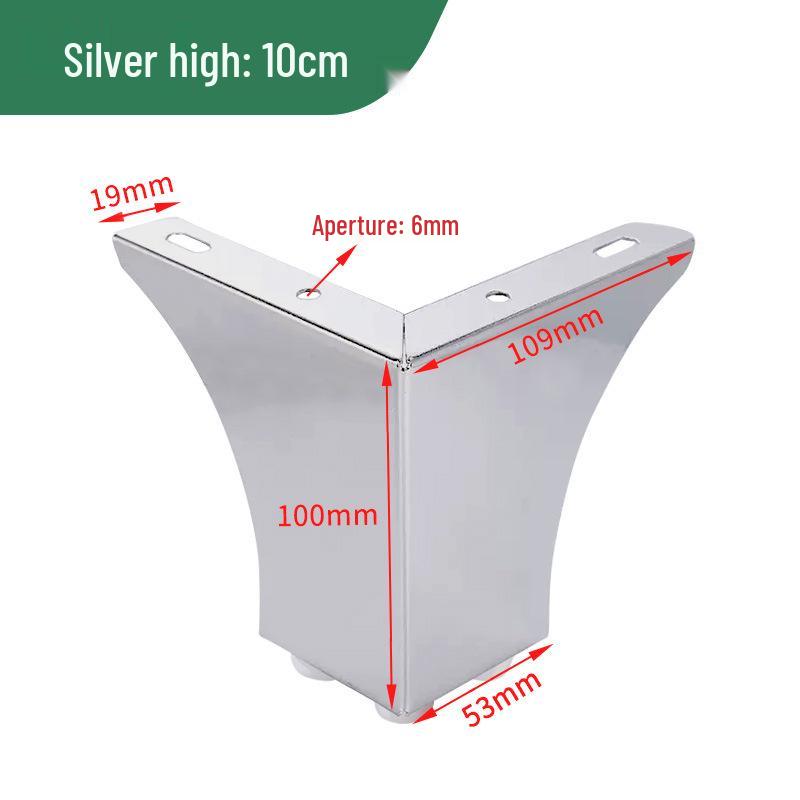 Nordic L-Shaped Metal Furniture Legs for Sofas, Tables, and Cabinets