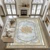 White European Marble Soft Living Room Carpet Home Decoration Light Luxury Fluffy Rug Easy Cleaning Non-slip Large Floor Mats