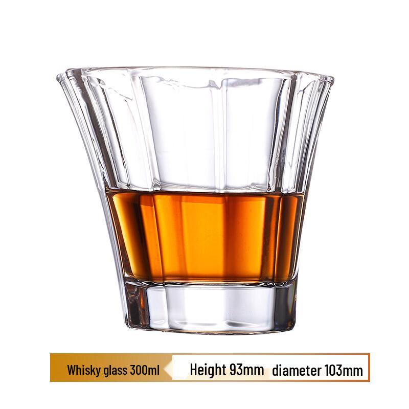 European Style Crystal Whiskey Glasses (Set of 2)