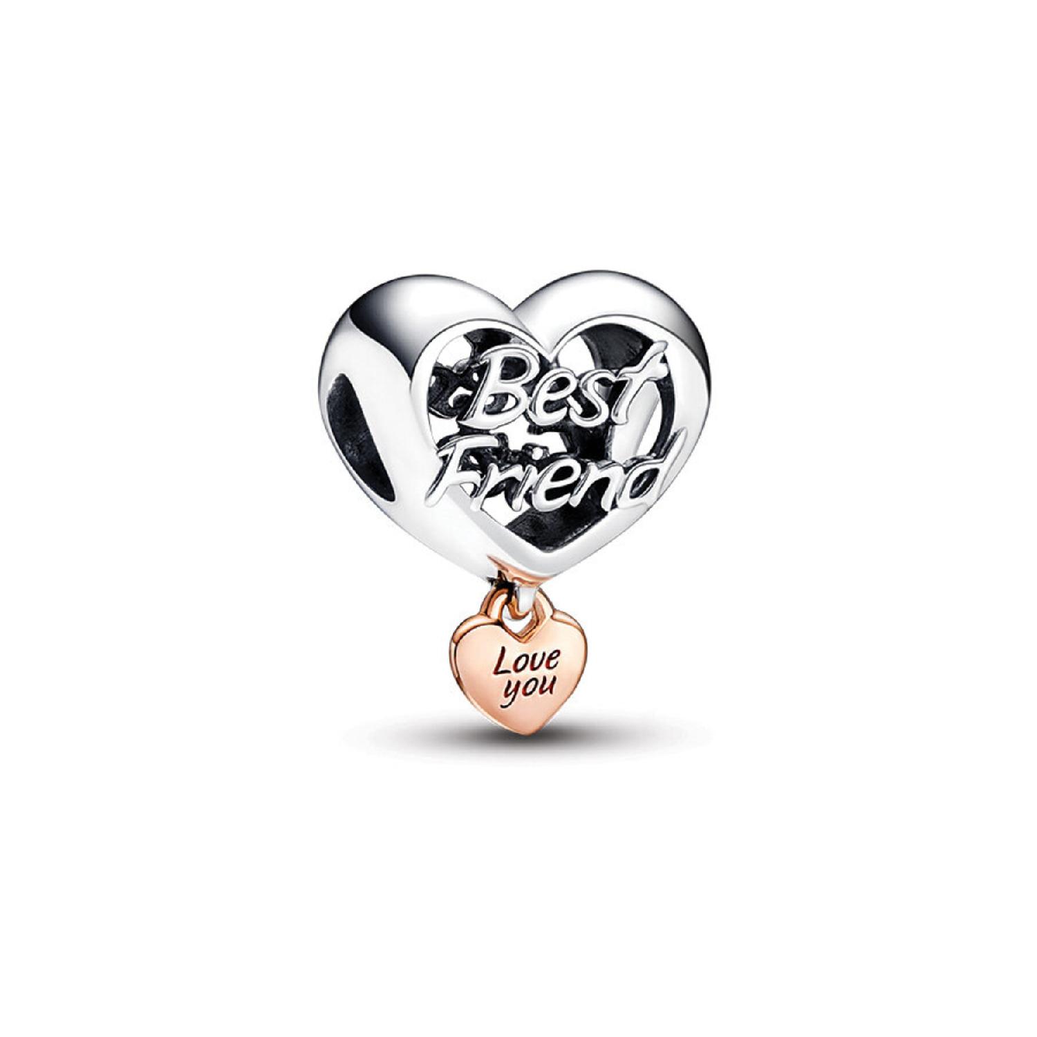 

Я люблю тебя, мой лучший друг, подвеска в форме сердца