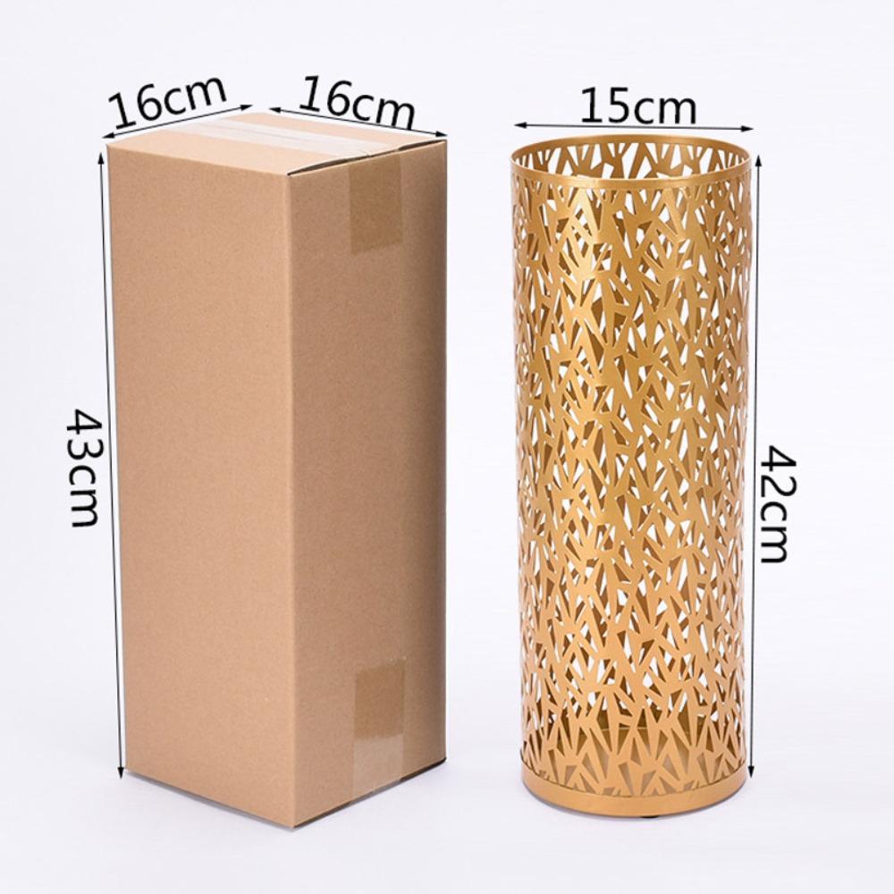 Hollowed Umbrella Holder Metal Umbrella Organizer Bin Durable Umbrella Stand  For Home Hotel Office