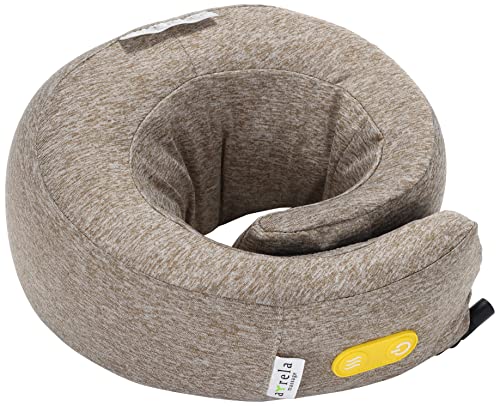 ALINCO Neck Pillow Massager with Heating Function, Compact and Lightweight, Rotating Massage Balls, Brown, MCR8321(T)