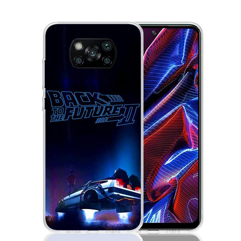 

Back To The Future Time Machine Phone Case For Xiaomi Poco X7 X6 X5 Pro F7 Ultra Redmi 15C 15 13 13C 12 12C 10 10A 10C 9 9A 9C 9 Xiaomi Poco F7 Ultra