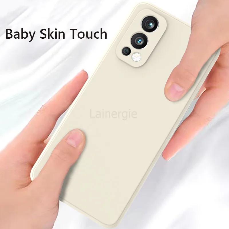 Per OnePlus Nord 2 Custodia morbida in silicone liquido Custodia protettiva per fotocamera per One Plus Nord 2 OnePlus Nord 2 Nord2 5G Custodia per telefono