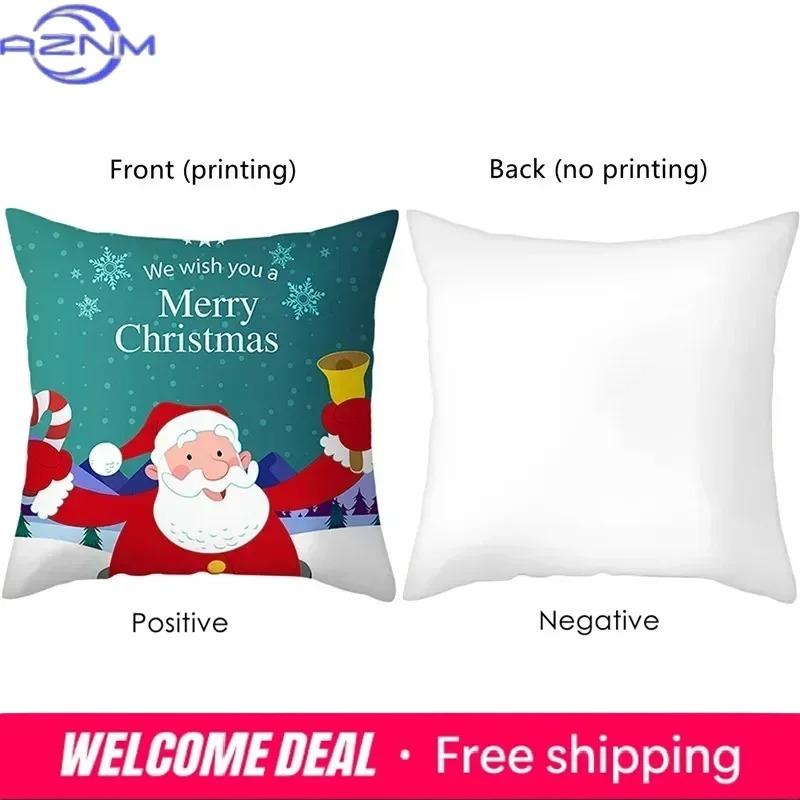 Cute Cartoon Bear Animal Cushion Cover Sofa Children'S Room English Letter Print Pillowcase With Zipper Cushion Cover