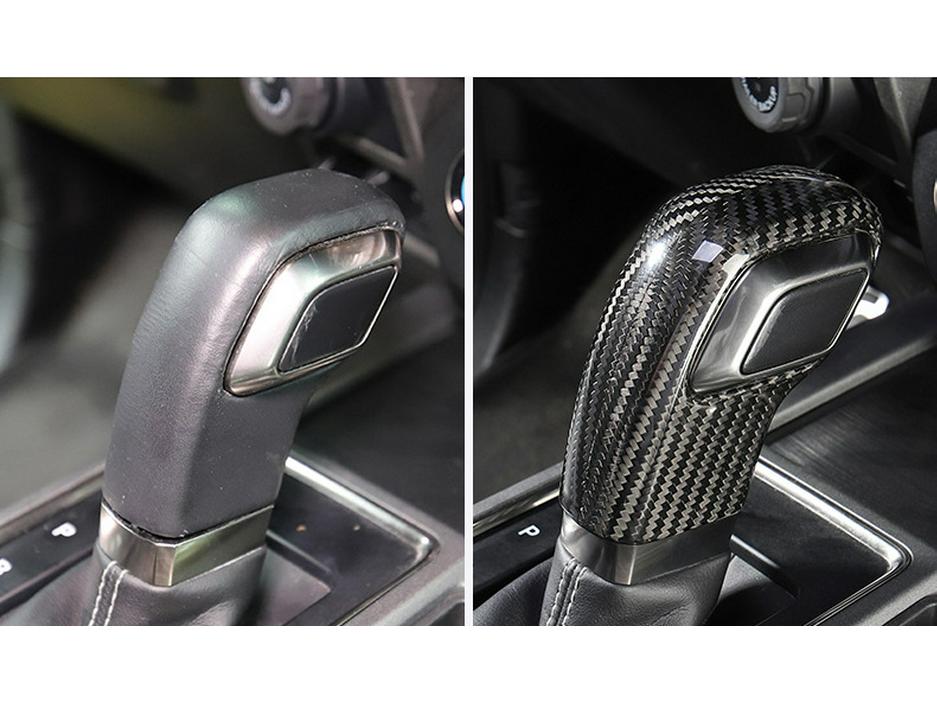 Tantan Carbon Fiber Gear Shift Knob for Ford Raptor F150 Interior Modification