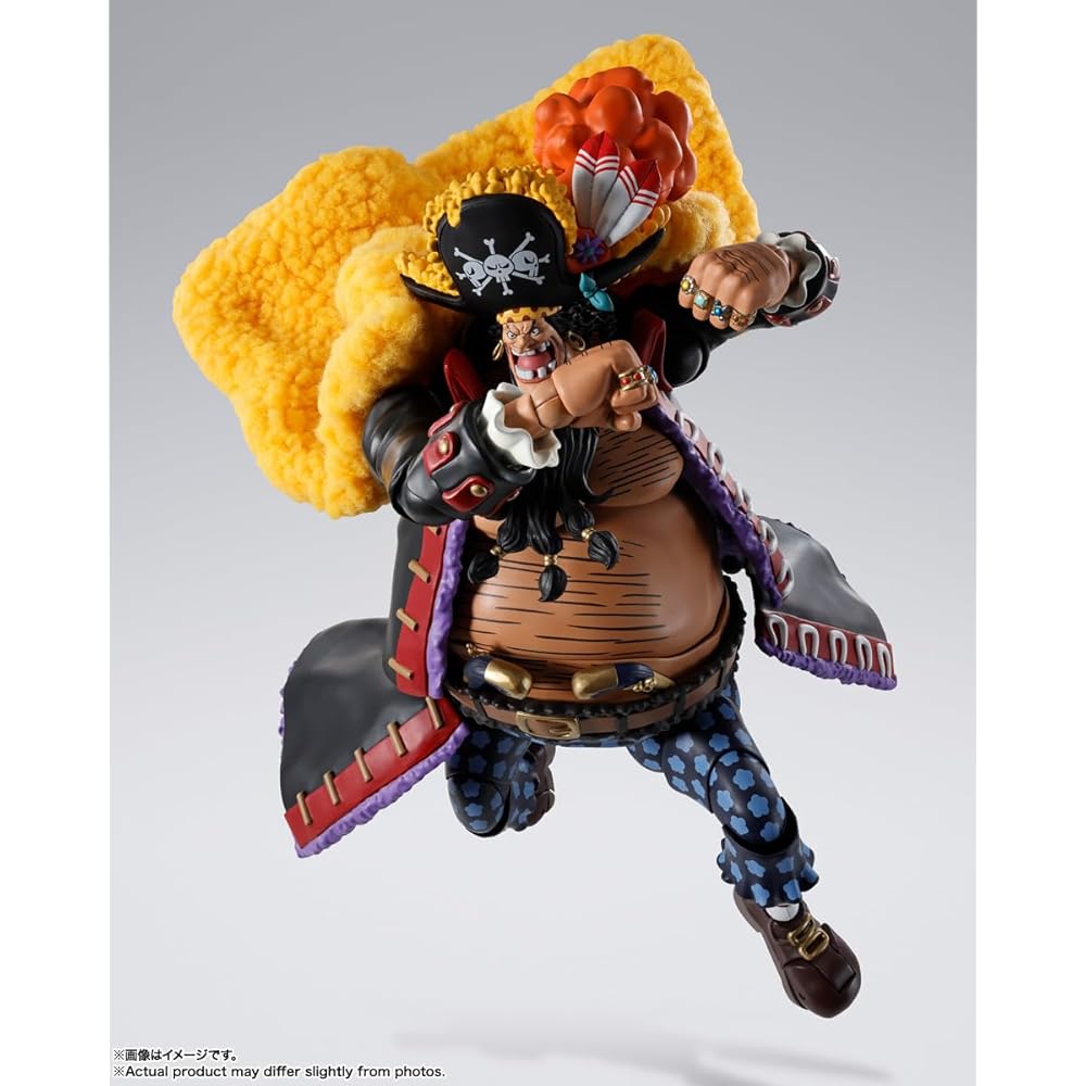 TAMASHII NATIONS S.H.Figuarts ONE PIECE Marshall D. Uč - Yonko- Cca. 245mm PVC & ABS & Látka Malovaná Pohyblivá Figurka