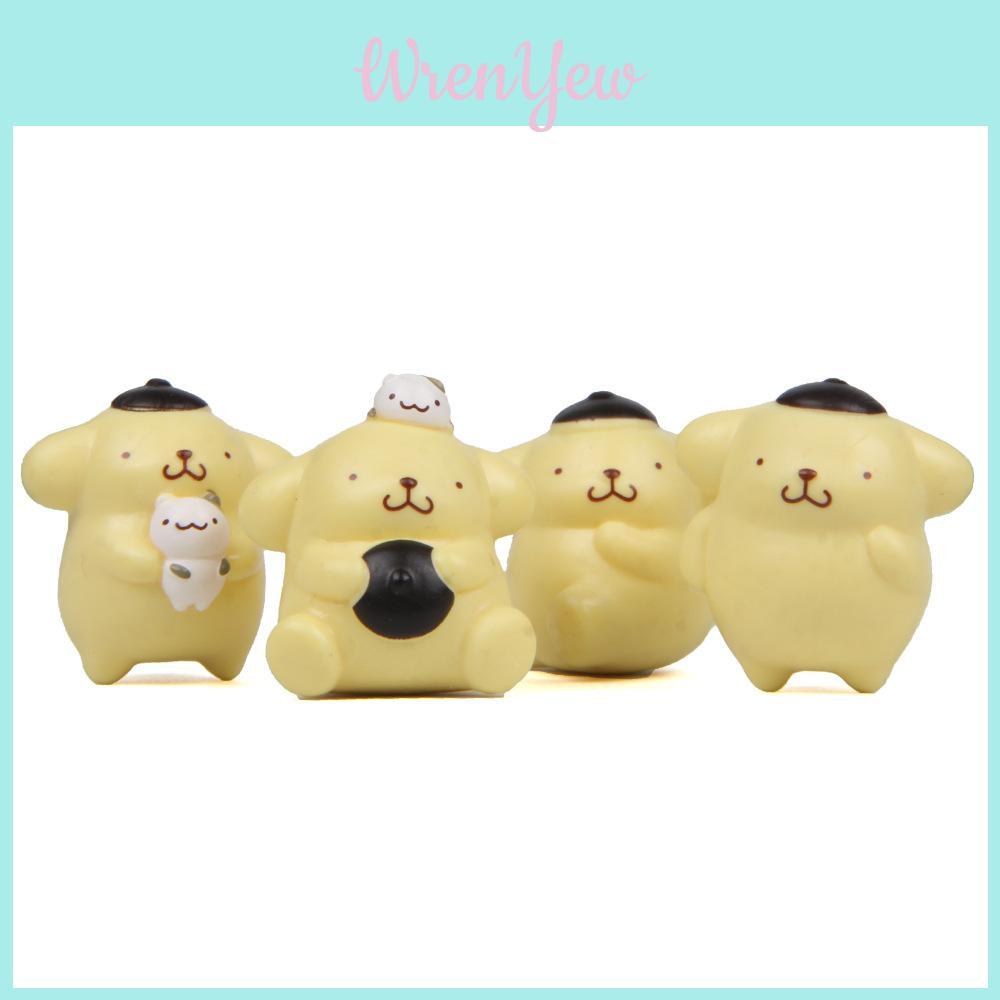 Cute Pom Pom Purin Pvc Toy Collectible Gift For Weddings And Celebrations