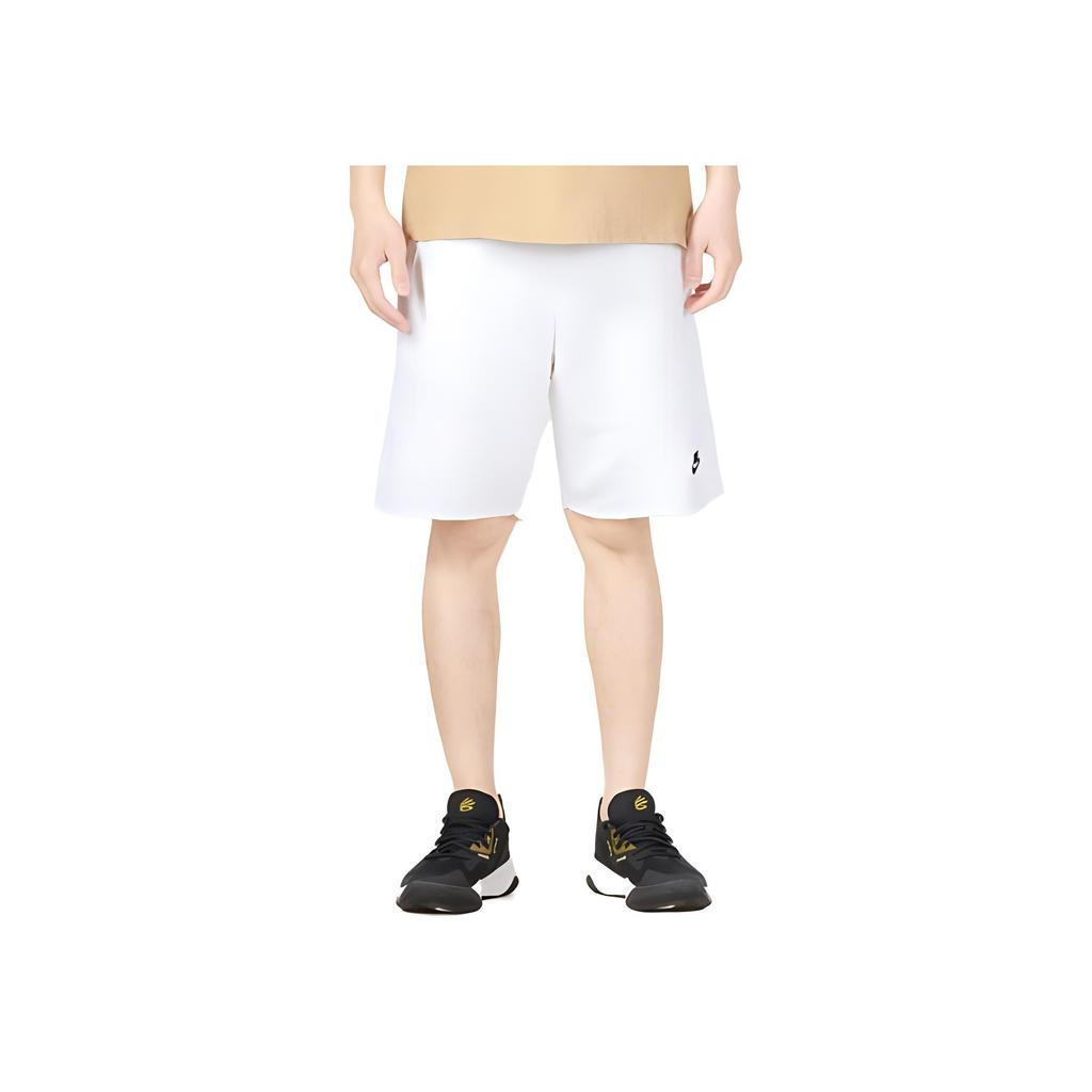Nike Solid Color Drawstring Sports Shorts Men Bottoms White DX0767-100