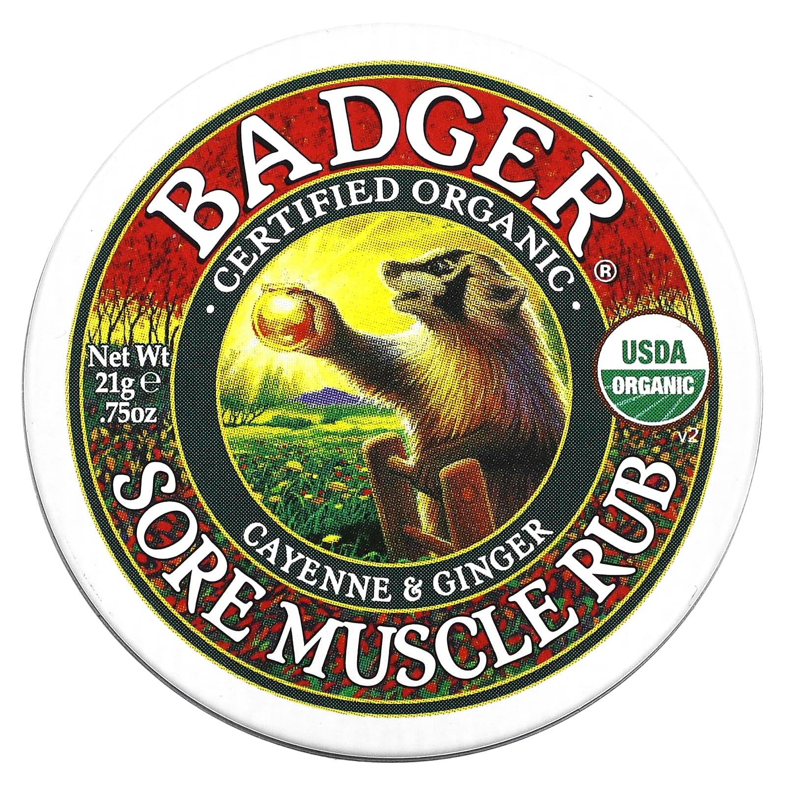 

Muscle Pain Relief Cream, Cayenne & Ginger, 21G (0.75Oz)