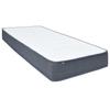 VidaXL Divan Mattress Pocket Spring Mattress Bedroom Home Interior Comfortable White and Grey 288208