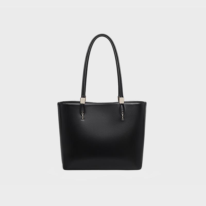 

Tote Bag Women S Bag Premium Sense Light Luxury Commuting Large Capacity Shoulder Bag Luggage чорний