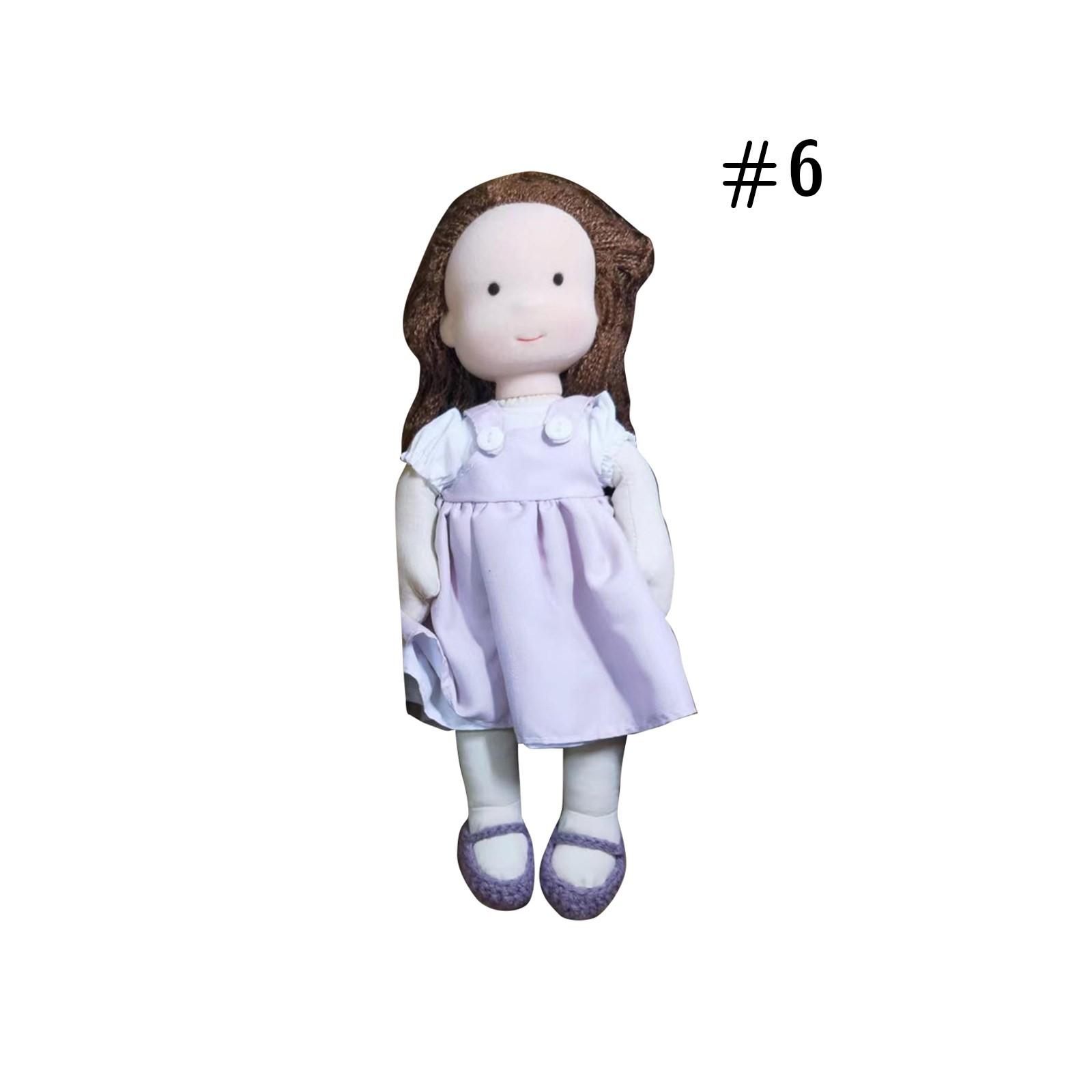 

Мягкая игрушка кукла, тряпичная кукла для малышей, подходит для девочек, подарок на день рождения, рождественский подарок на плюшевую игрушку One Size