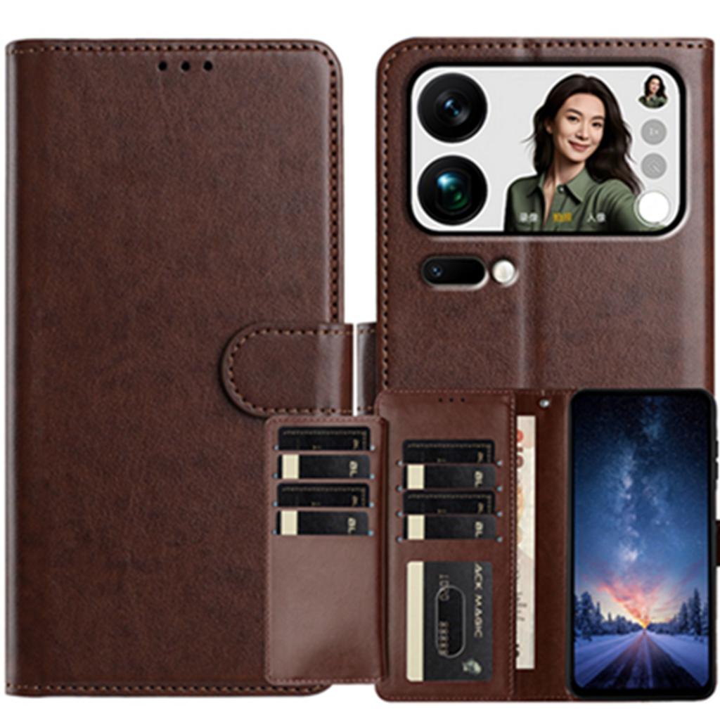 For Xiaomi 17 Pro Max Wallet Phone Case Stand PU Leather Folio Flip Cover with 8 Card Slot