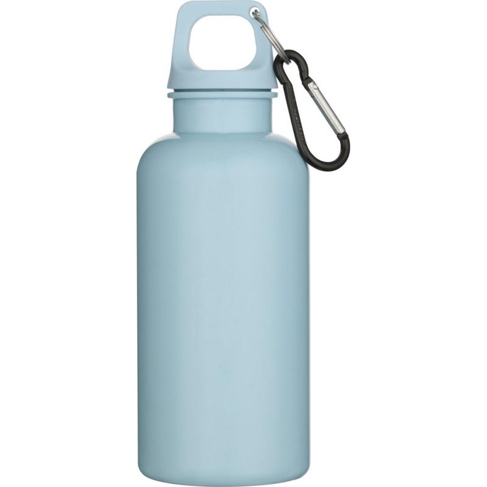 Floso Oregon Solid Recycled Plastic Carabiner Clip 400ml Water Bottle