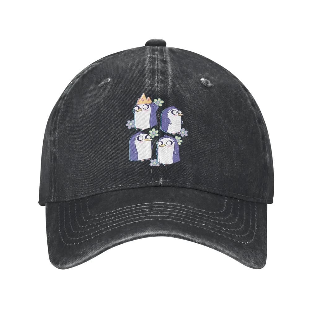 Baseball Cap Gunter Dab Spring Classic Trucker Hat Cartoon Network Female Male Custom DIY Outdoor Gym Adjustable Baseball Caps