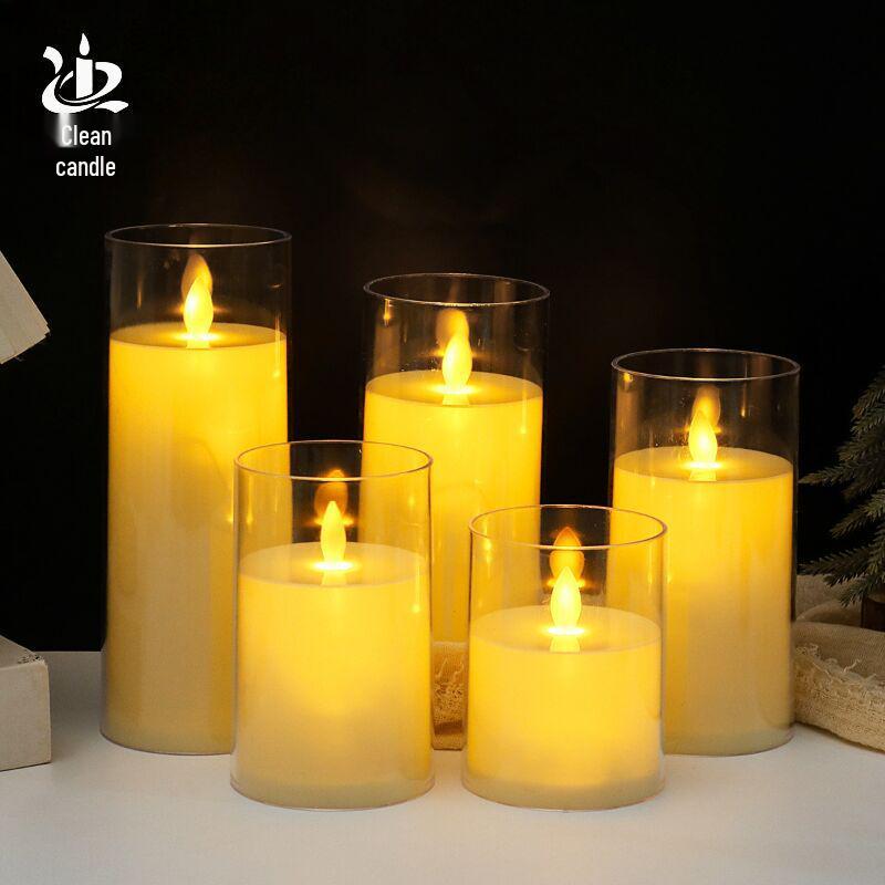 

LED Remote Control Candlelight for Concerts & Christmas Atmosphere 7.5*10cm Swing Head