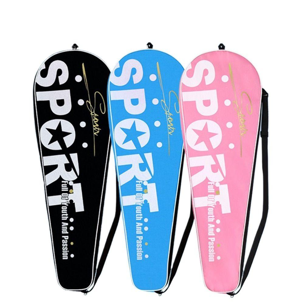 Waterproof Badminton Racket Cover Oxford Racket Protective Cover Racket Carrying Bag  Sport