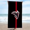 Atlanta Falcons Logo Print Beach Towel, Large Soft Quick Dry Towel for Beach Camping Swimming
