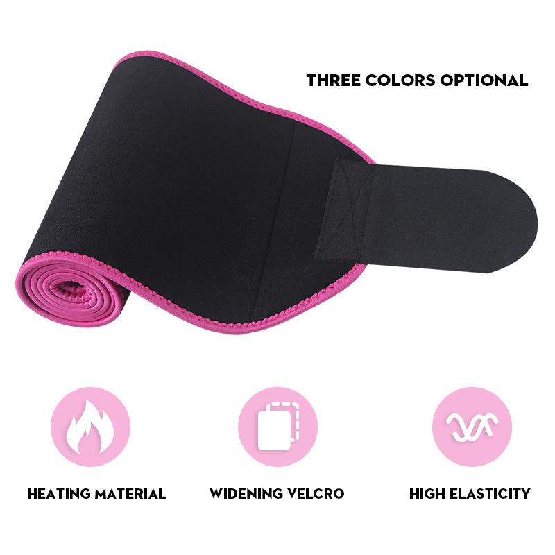 2025 High Elastic Tummy Fat Burning Sweat Belt Waist Trainer for Body Shaping