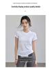 Quick-Dry Sports Yoga T-Shirt: Slim Fit, Short Sleeve for Spring/Summer Fitness & Running