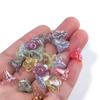 50-100 Stück AB-Farbe Acrylperlen Blume Abstandshalter Endkappen Charmanhänger Perlen Für Schmuckherstellung Lose Perlen DIY Armbänder Großhandel