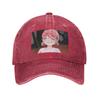 Blue Box Hina Chono Anime Denim Fabric Cap Casual Baseball Caps Adjustable Hat Summer Unisex Baseball Hats