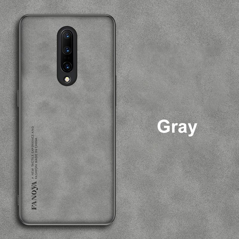 Lyxigt läderfodral för OnePlus 7 7T 8 Pro 8T fodral Matt silikontelefonfodral för OnePlus 5 5T 6 6T One Plus 7 8 T 7Pro Coque